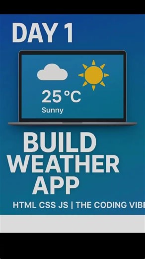 Build Real-Time Weather App 🌦️ | HTML CSS JS Project | The Coding Vibe
