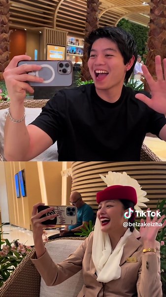 Surprising the people I love the most reminded me that distance loses its weight when you know there’s a place & a family you belong to. ✨ Thanks to everyone who helped make this surprise possible!!! To my mom, my family, my partner, and his family, Ily all sm. 💓 #homecoming #emirates