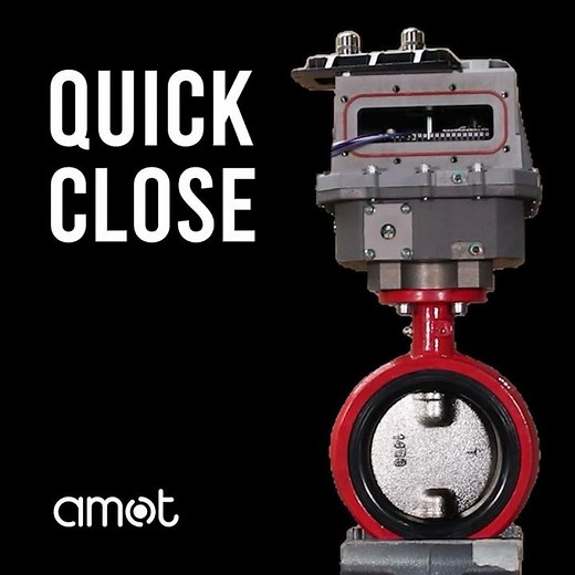 AMOT's Quick Close Electric Rotary Actuator #electricactuator
