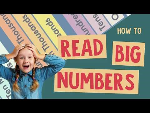 How to Read Big Numbers | Easy Math Trick for Kids
