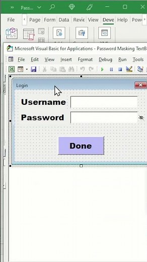 Create a password masking TextBox without coding