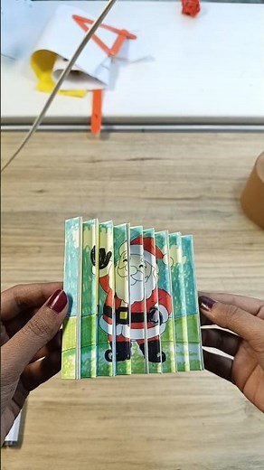 Printable Christmas Agamograph 🎅⭐ | Fun Christmas Craft for Kids 🎄