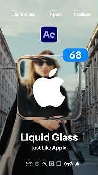 Create Easy Liquid Apple Glass Motion Graphics in After Effects