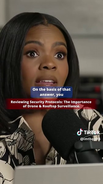 An in-depth discussion on the security arrangements at the venue, focusing on the need for stricter adherence to executive protection protocols, including rooftop and airspace monitoring. #CANDACE #CandaceOwens #SecurityReview #ExecutiveProtection #Protocol