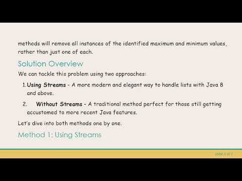 Removing Minimum and Maximum Values from an ArrayList in Java