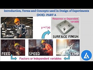 Design of Experiment (DOE): Introduction, Terms and Concepts (PART 1)