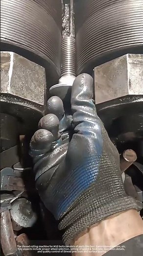 M16 Bolts Thread Rolling Technique !