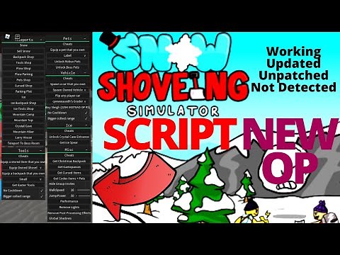 Snow Shoveling Simulator Script 2022 - Working - Updated