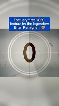 CS50 Lecture 0, 1996 - CS50 #Reels
