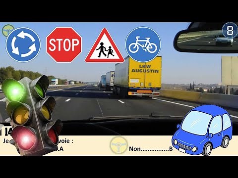 examen théorique code de la route France 2022😘permis de conduire test gratuit 1