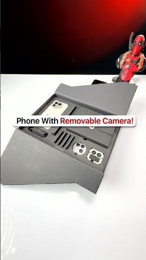 phone with removable camera housing (ASMR) 🤯