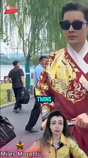 🔥 Hanfu Street Fashion Explosion: Milas Marotti and His Twin! #streetstyle #hanfu