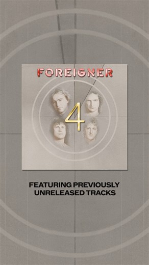 ‘FOREIGNER 4 DELUXE’ is out now! Hear the newly remastered audio, live recordings from the 1981 and 1982 world tour, instrumental versions, remixes, and five previously unreleased tracks from the original band members now: https://foreigner.lnk.to/for4 | Foreigner