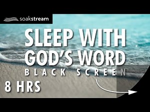 SOAK IN GOD'S WORD | BLACK SCREEN | 100+ Bible Verses For Sleep