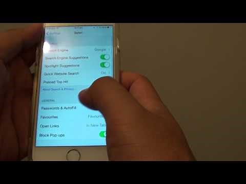 iPhone 6: How to Enable / Disable JavaScript in Safari
