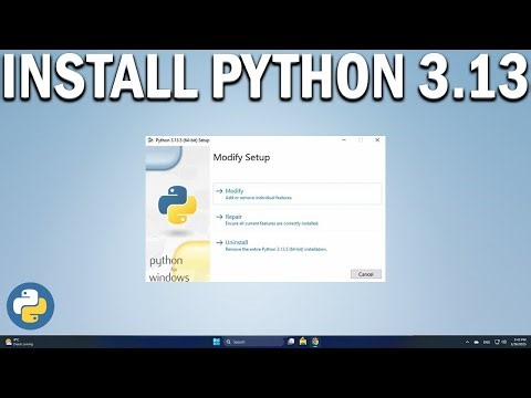 How To install Python 3.13.5 on Windows 11 or 10
