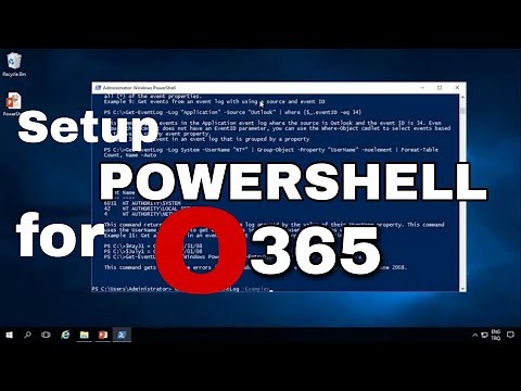 How to connect to Office 365 using PowerShell 2020