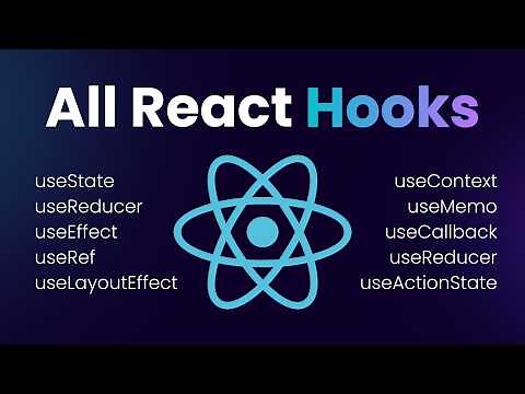 React Hooks Course - All React Hooks Explained