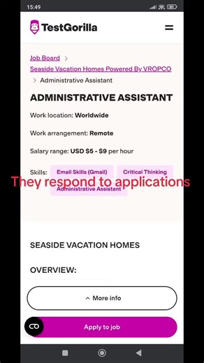 Remote Administrative Assistant Job at Test Gorilla