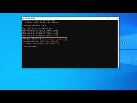How to use the Ping command in Windows