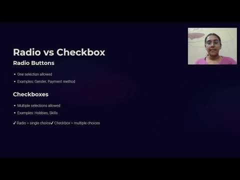 Complete HTML Forms Guide with Example | Learn Form Tags, Inputs & Validation