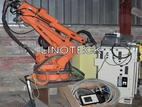 Programação Robô de soldagem industrial ABB IRB 1400