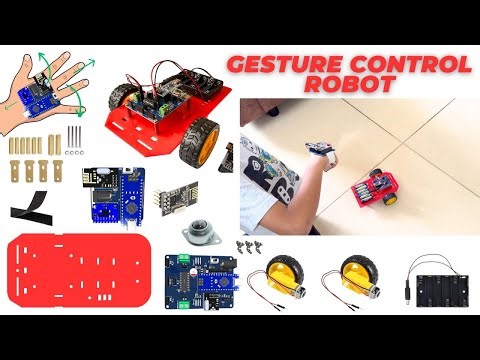 DIY Gesture Controlled Robot Car | Arduino Nano, NRF24L01 & MPU6050 Tutorial