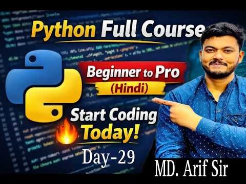 Project Work On Python (Part- 8) (Day - 29) Just in 30 Days