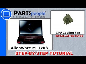 Dell AlienWare M17xR3 CPU Fan Replacement Video Tutorial