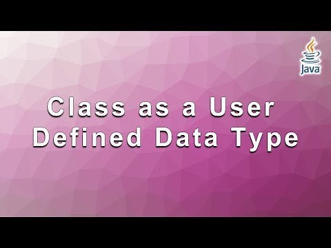 Mastering Java: Class as a User Defined Data Type