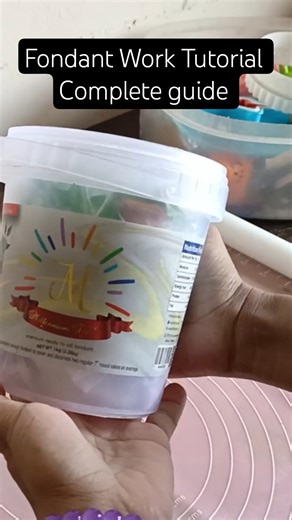 How To Use Fondant & What Is Fondant - fondant icing #shorts #viral #trending #fondant #cake