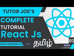 React JS Complete Tutorial in Tamil | Tutor Joe's