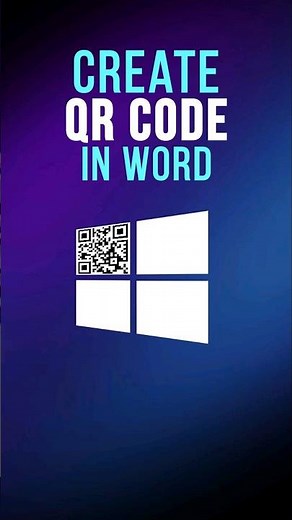 CREATE and SHOW a QR Code in Microsoft Word