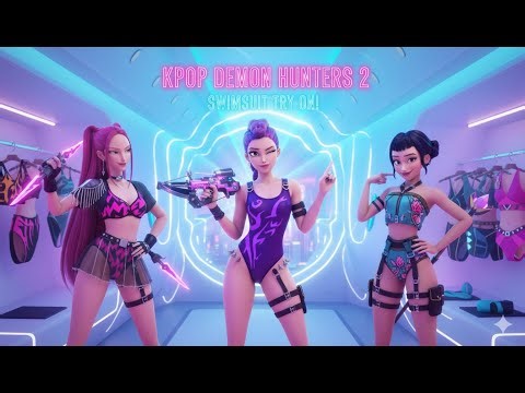 Kpop Demon Hunters 2: Bikini Try On