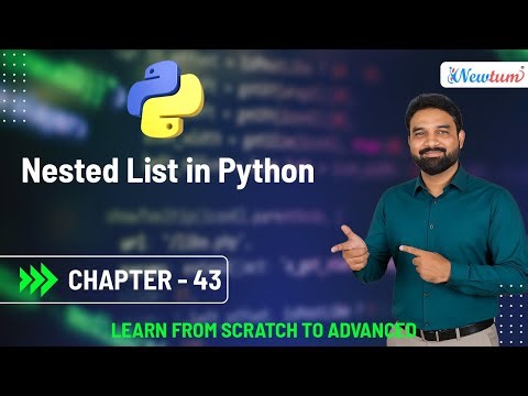 Nested List in Python | Accessing Multi-Dimensional Lists | Chapter 43
