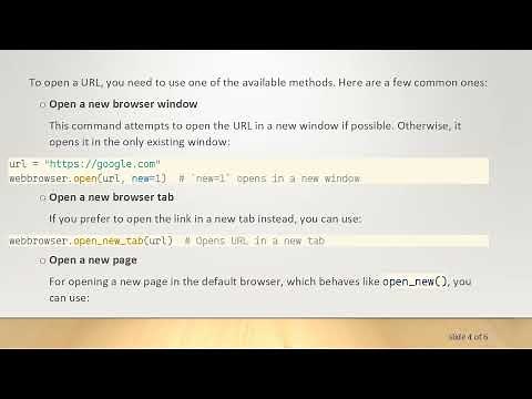 How to Open Links in Python Using the webbrowser Module