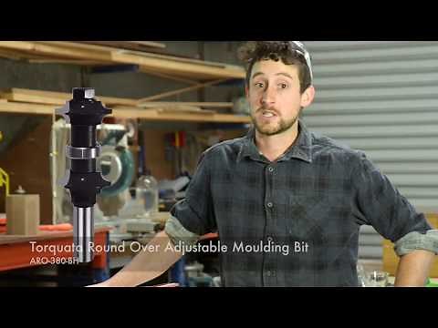 The Router Bits - Using the Adjustable Round Over Moulding Bit