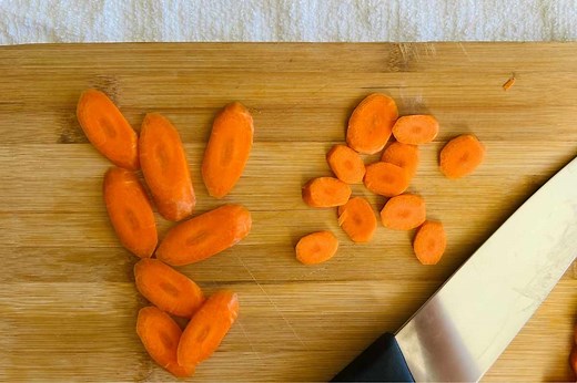 How to Cut Carrots Diagonally (Super Easy!)