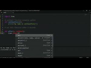 callback function example python