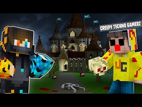 Exploring HAUNTED Techno Gamerz Castle😱| Minecraft