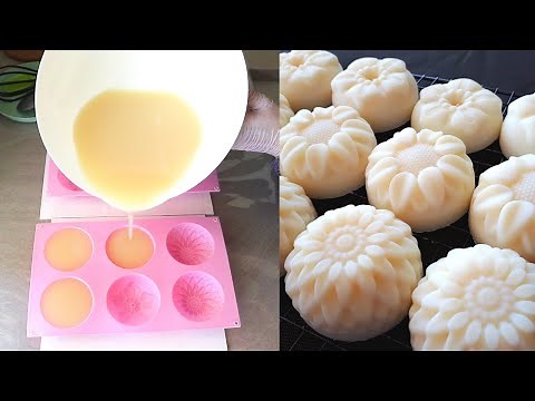 🌴 100% coconut oil soap for bathing - 3 ingredients - no stick blender soap