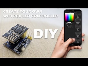 Create your own WiFi RGB led controller || ESP8266 & WS2812