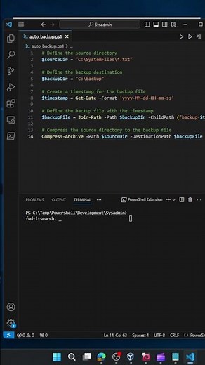 Automated File Backups with PowerShell Protect Your Data! #powershellscripting #automation