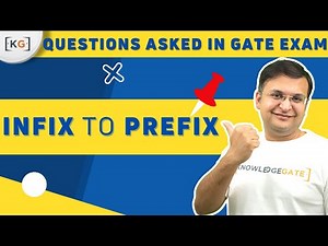 3.7 INFIX अभिव्यक्ति को PREFIX अभिव्यक्ति में कैसे परिवर्तित करें?