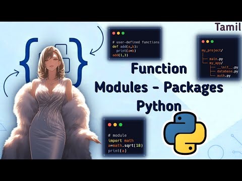 modules and packages in python tamil #trending