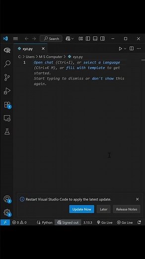 How to Write and Run Your First Python Program in VS Code | Python Tutorial for Beginners