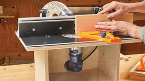 Build a Mini Router Table and Trimmer Table
