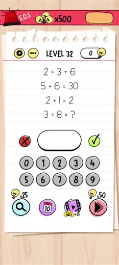 Brain Test Level 32 Answers and Solutions