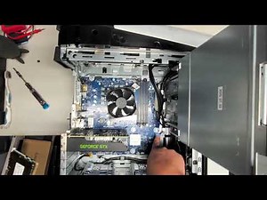 Alienware Aurora Ryzen Edition 10 R10 Disassembly RAM SSD Hard Drive Upgrade Power Supply Repair