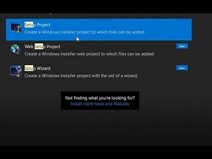 How to Create Setup.exe in Visual Studio 2019